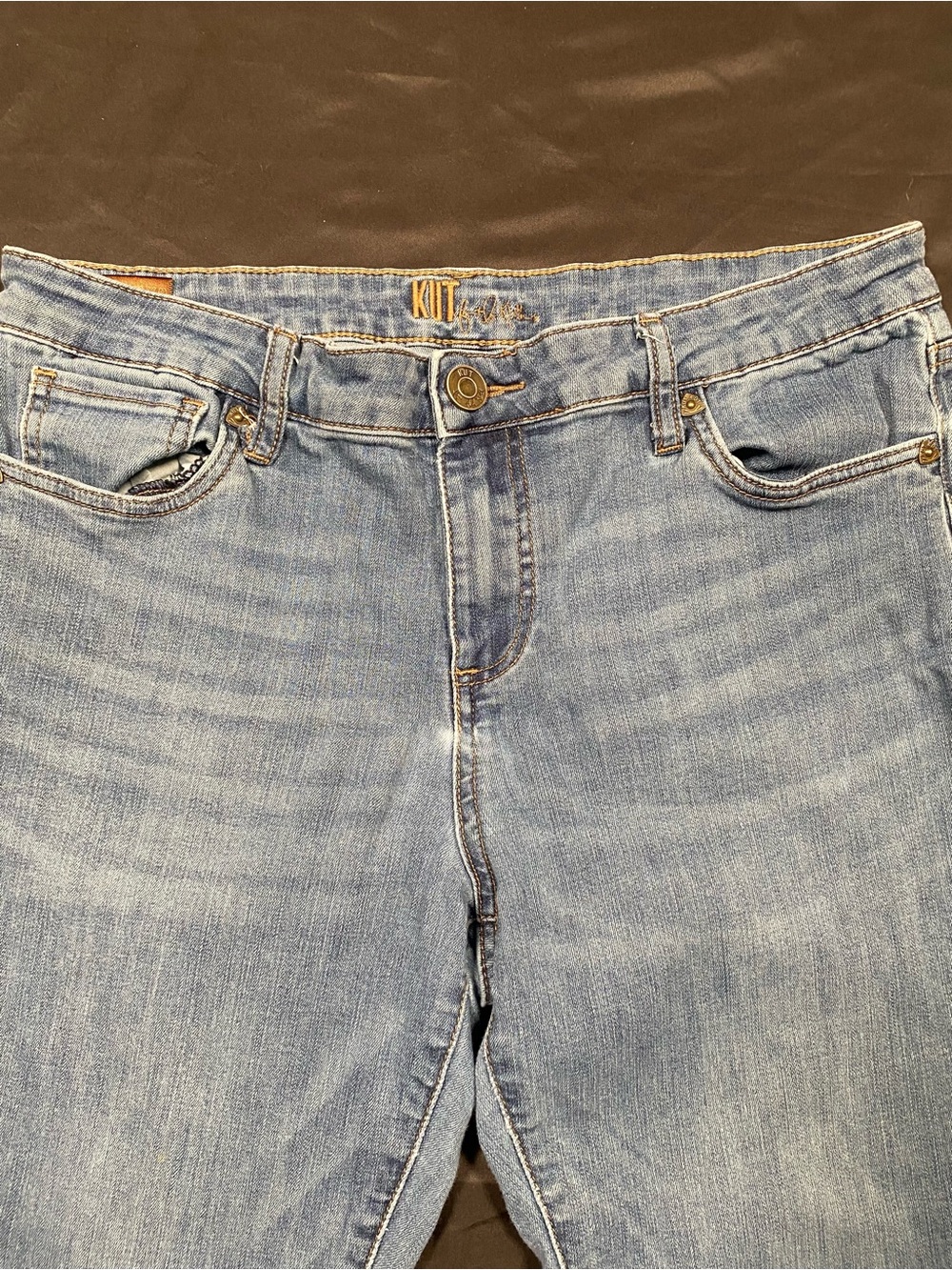 Kut from the Kloth Light Blue Women's Jeans - Picture 5 of 10